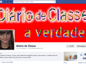 'Diário de classe' foi criado em 2012 (Foto: Reprodução/Facebook)