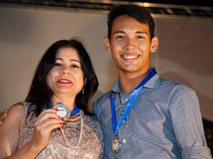 Professora diz que aluno tinha confiança em ganhar o prêmio (Foto: Helena Martins/Arquivo pessoal)