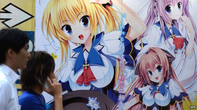 Personagens de mangás eróticas apresentam traços característicos como olhos grandes
